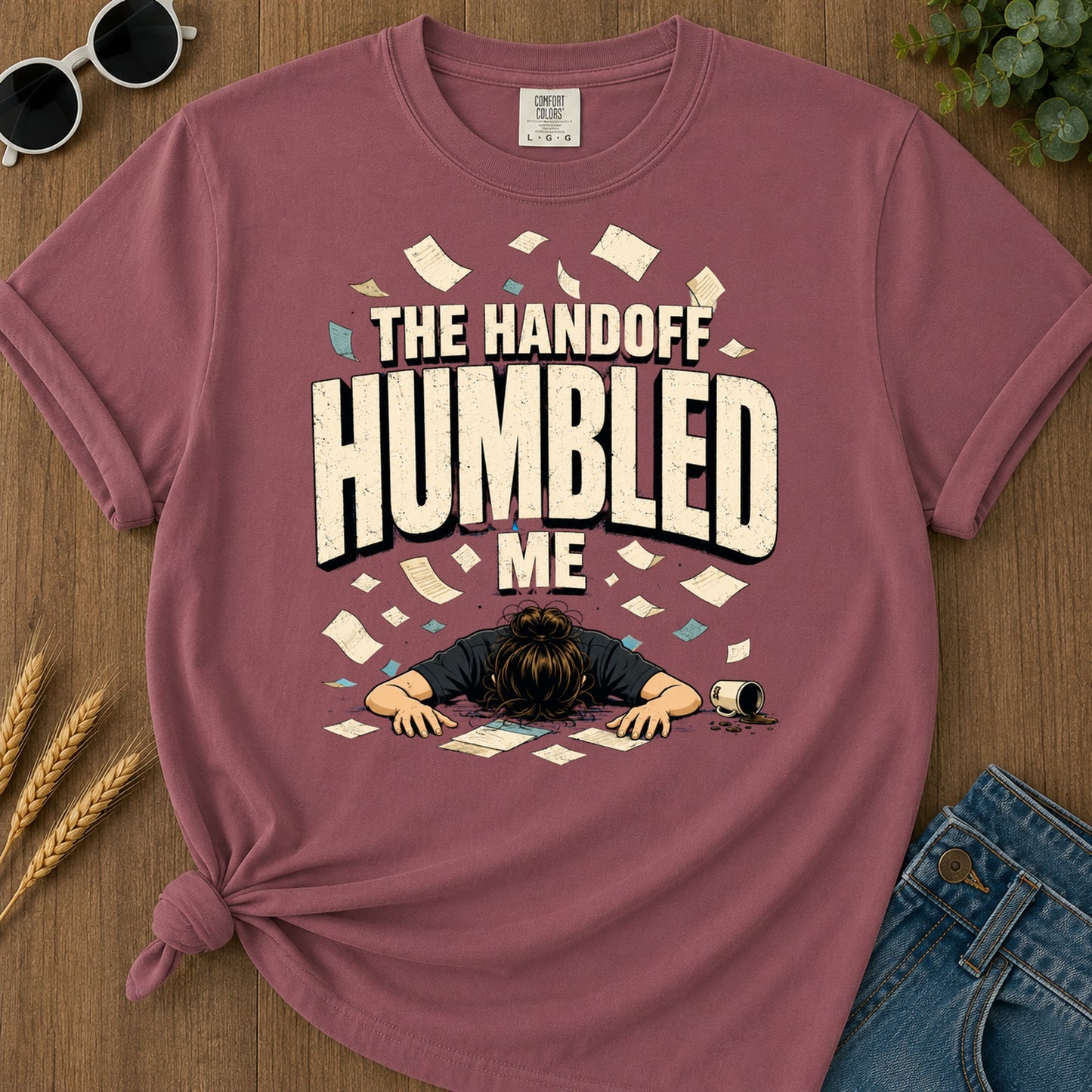 Handoff Humbled Me T-Shirt - Brick
