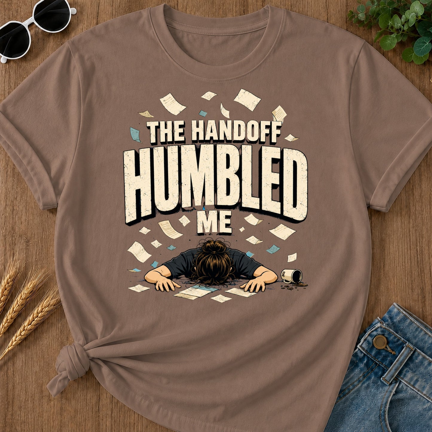 Handoff Humbled Me T-Shirt - Espresso