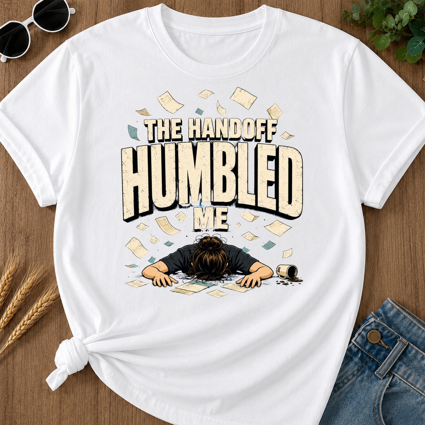 Handoff Humbled Me T-Shirt - White
