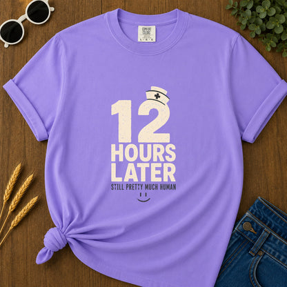 Hours Later T-Shirt - Violet