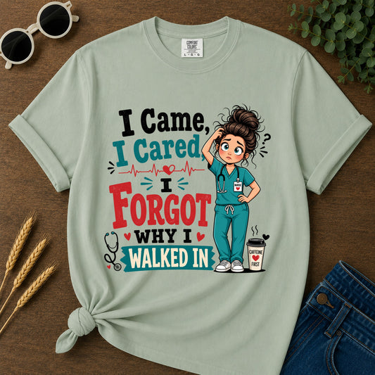 I Came I Cared T-Shirt - Bay