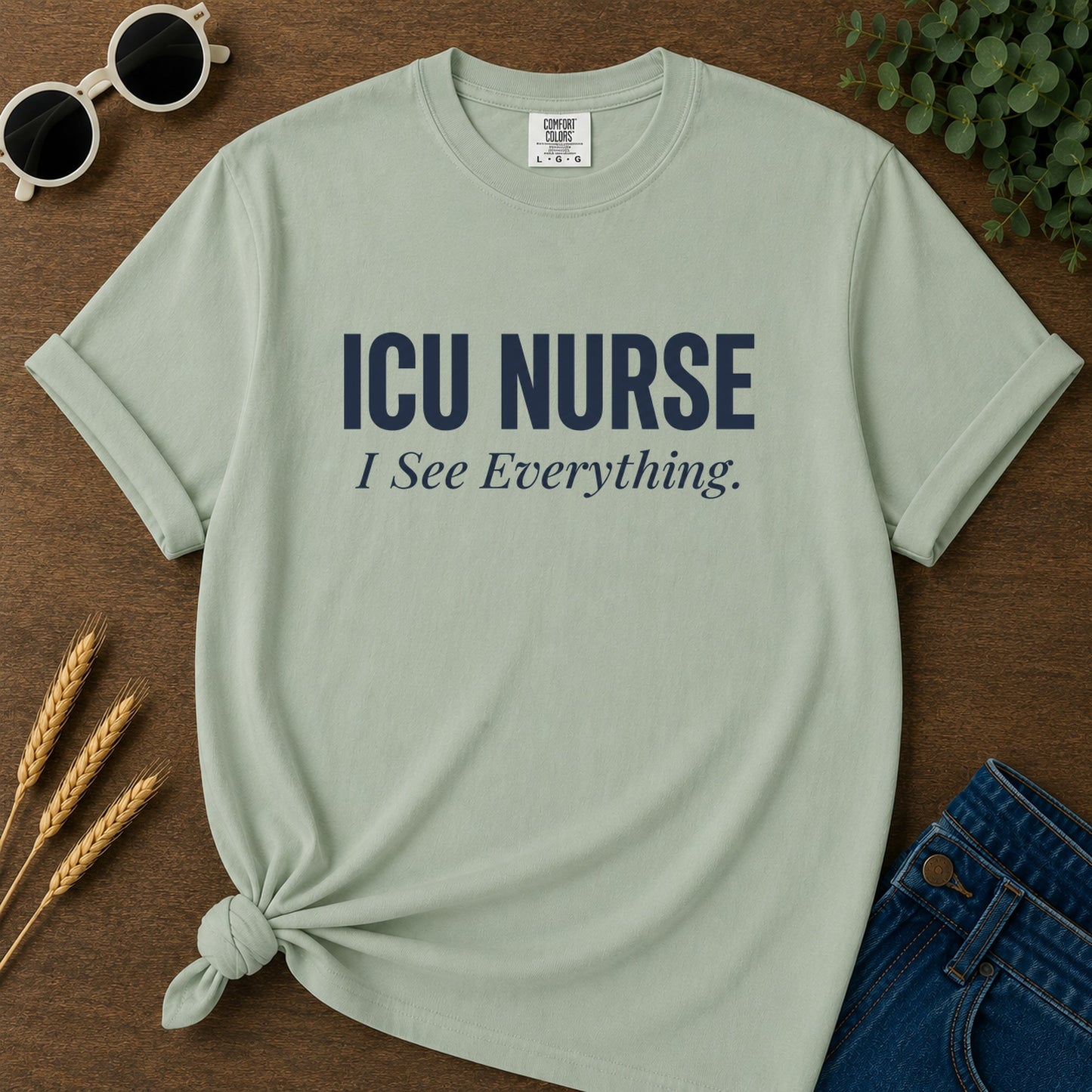 ICU Nurse T-Shirt - Bay