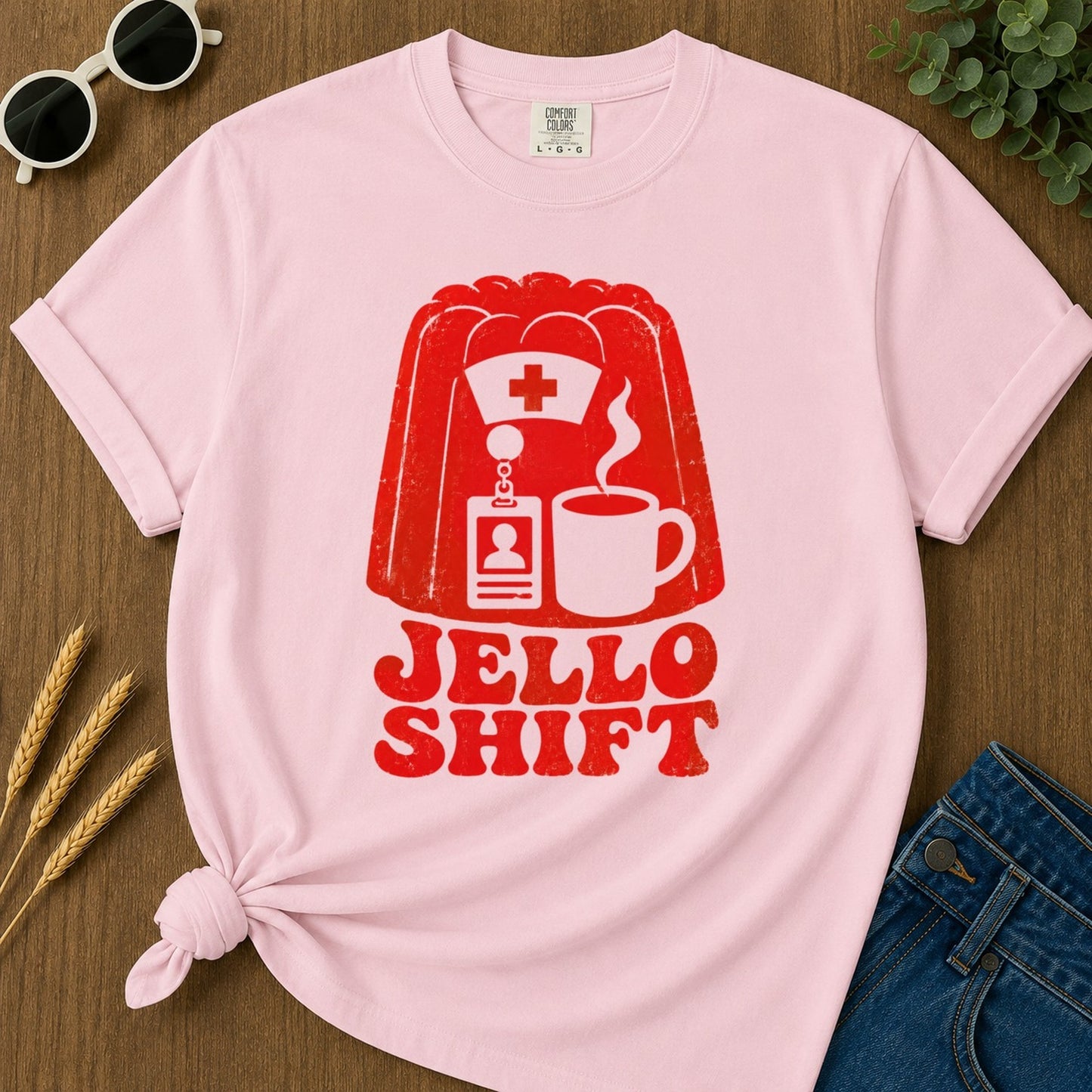 Jello Shift T-shirt - Blossom Mockup