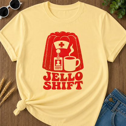 Jello Shift T-shirt - Butter Mockup