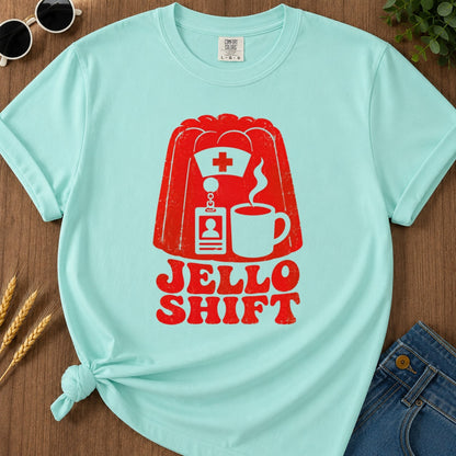 Jello Shift T-shirt - Chalky Mint Mockup