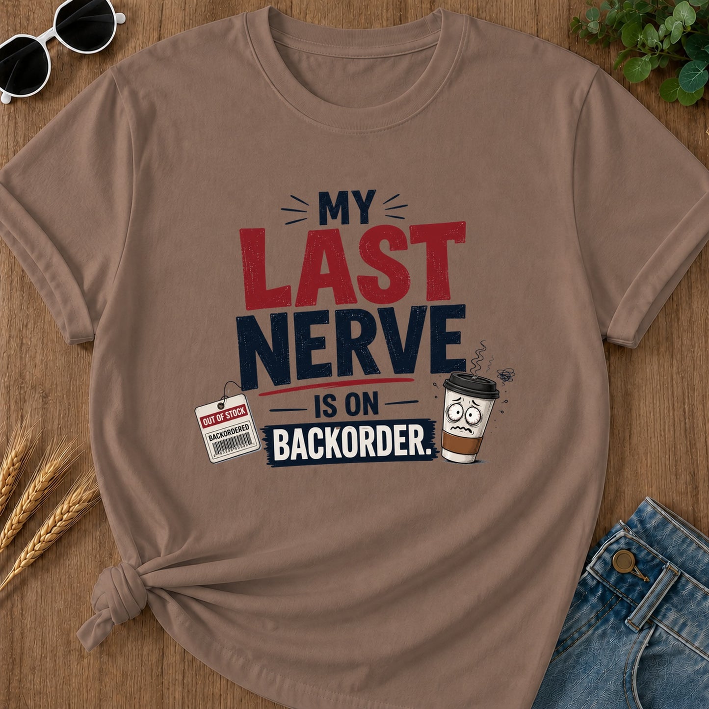 Last Nerve Backorder T-Shirt - Espresso