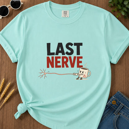 Last Nerve T-Shirt - Chalky Mint