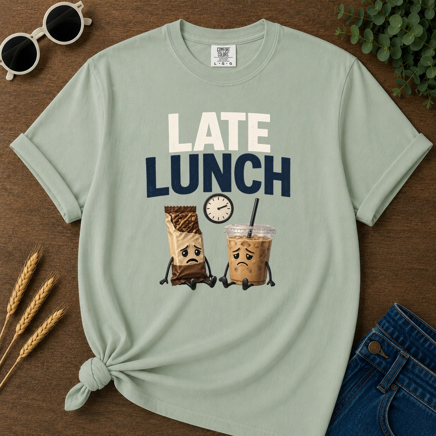 Late Lunch T-Shirt - Bay