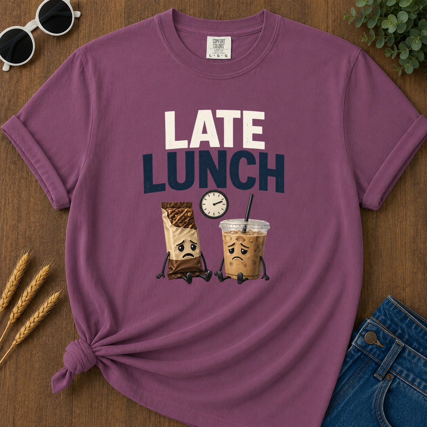 Late Lunch T-Shirt - Berry