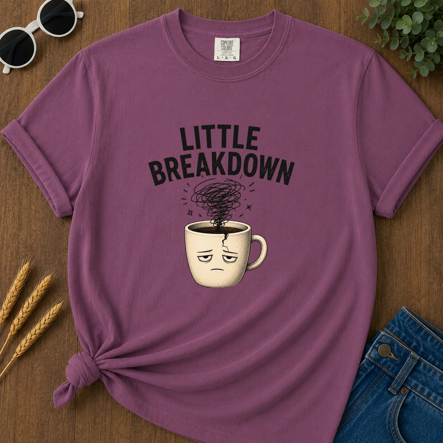 Little Breakdown T-Shirt - Berry