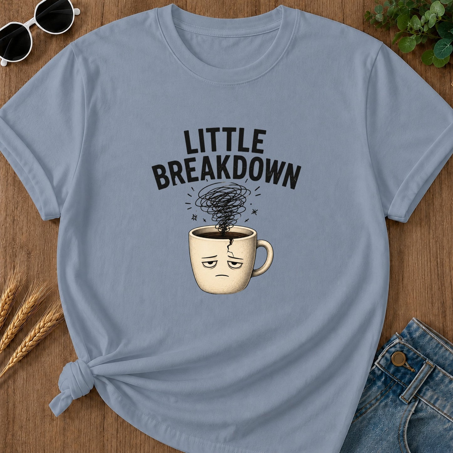Little Breakdown T-Shirt - Blue Jean