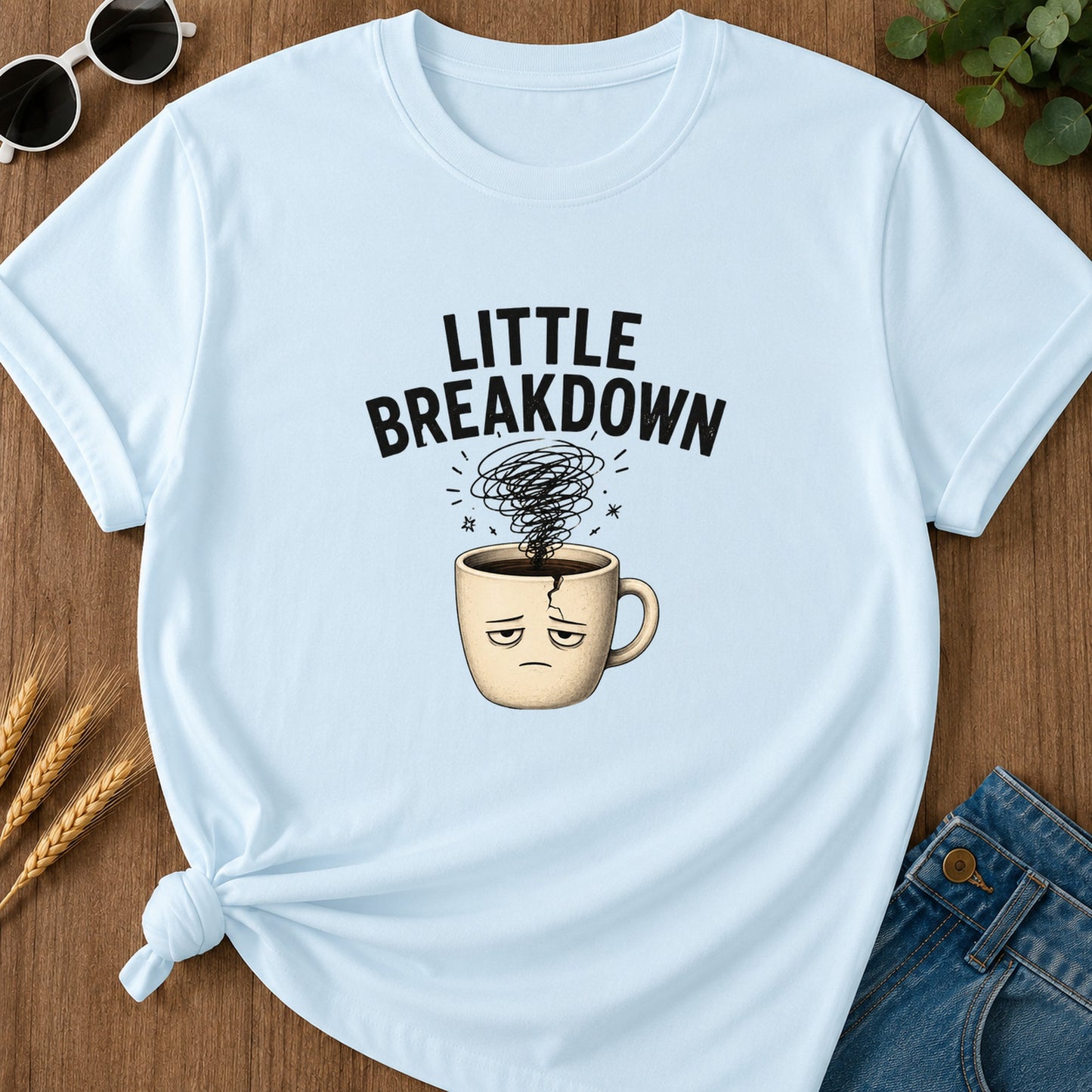 Little Breakdown T-Shirt - Chambray