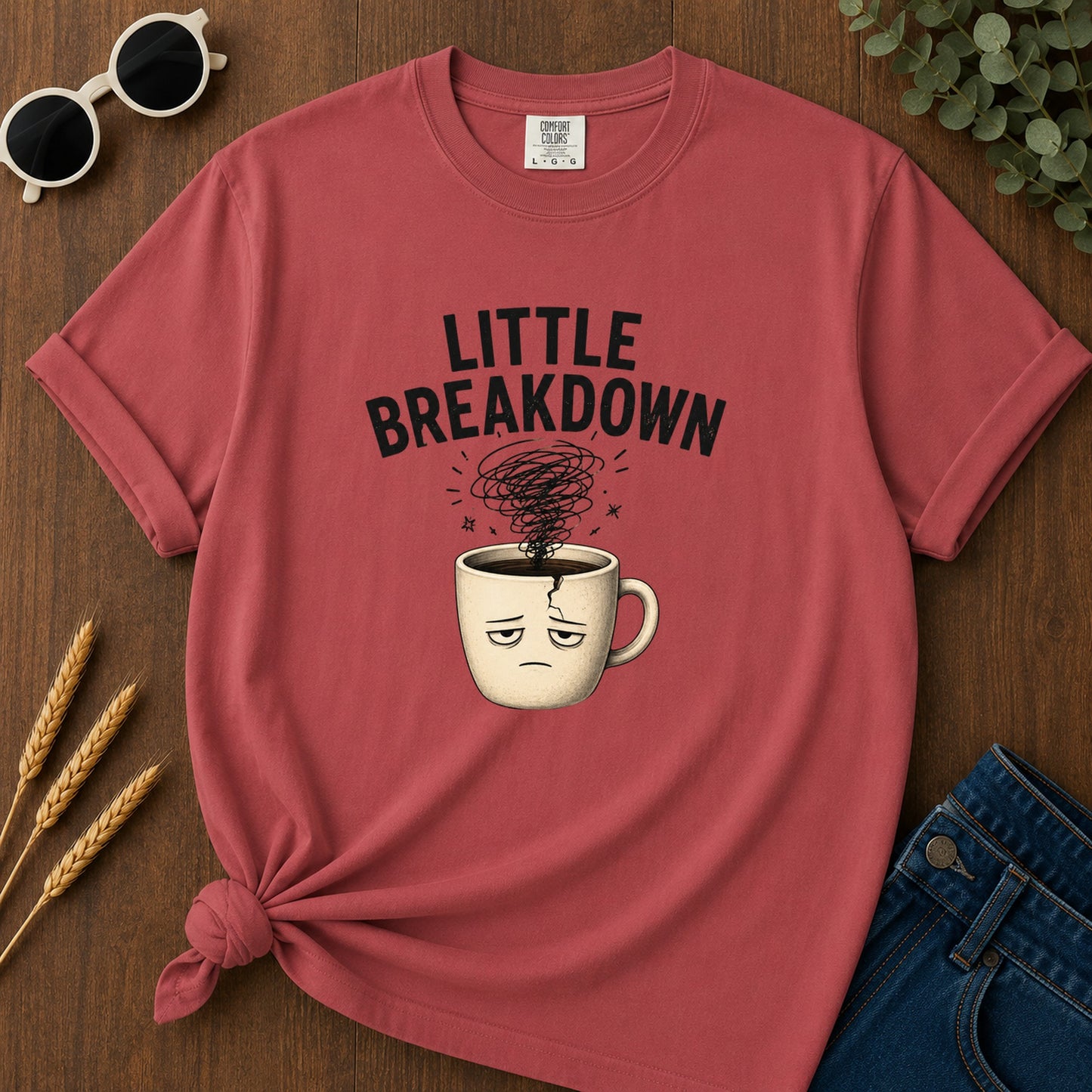 Little Breakdown T-Shirt - Crimson