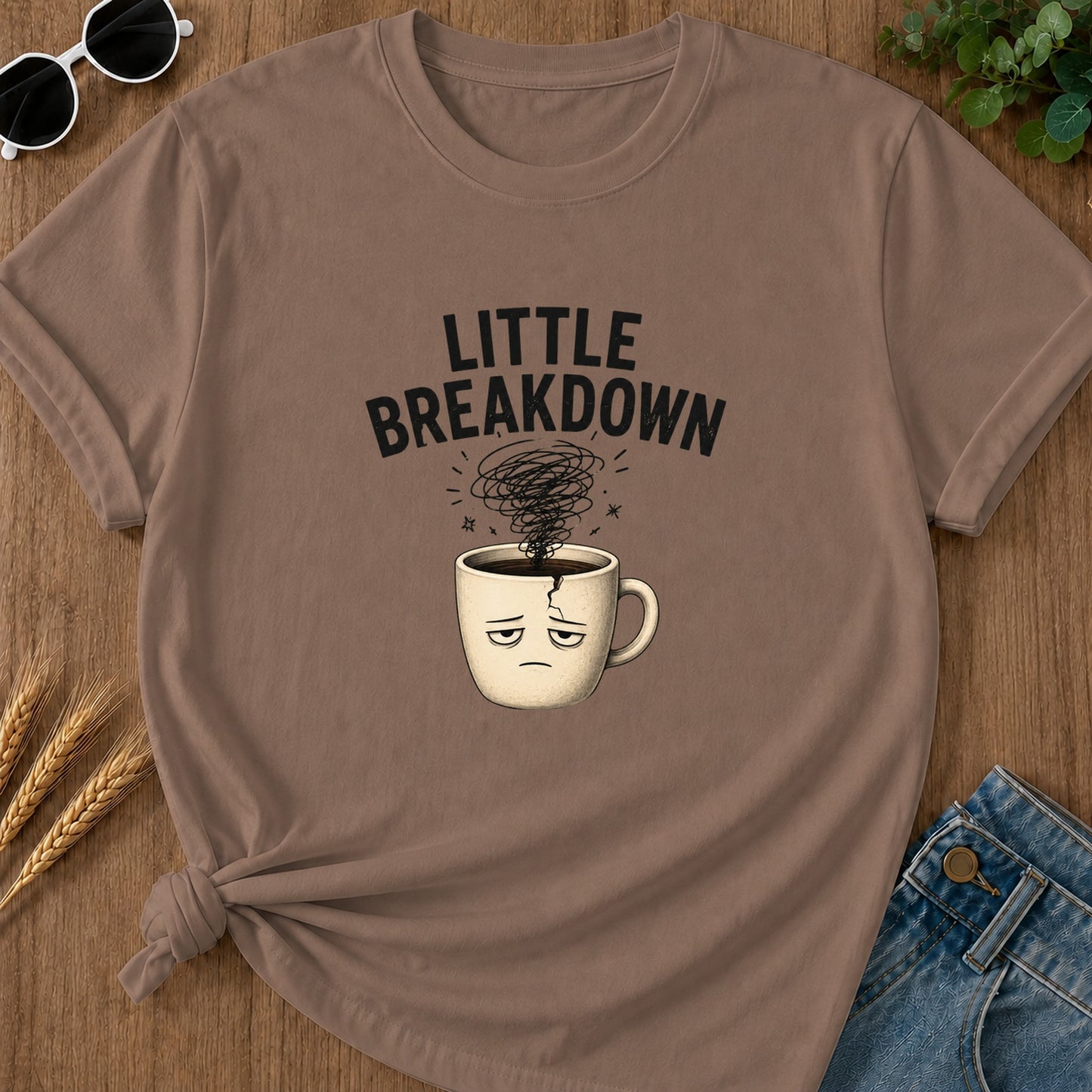 Little Breakdown T-Shirt - Espresso