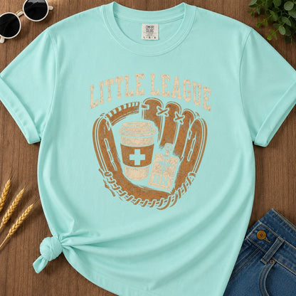 Little League T-shirt - Chalky Mint Mockup
