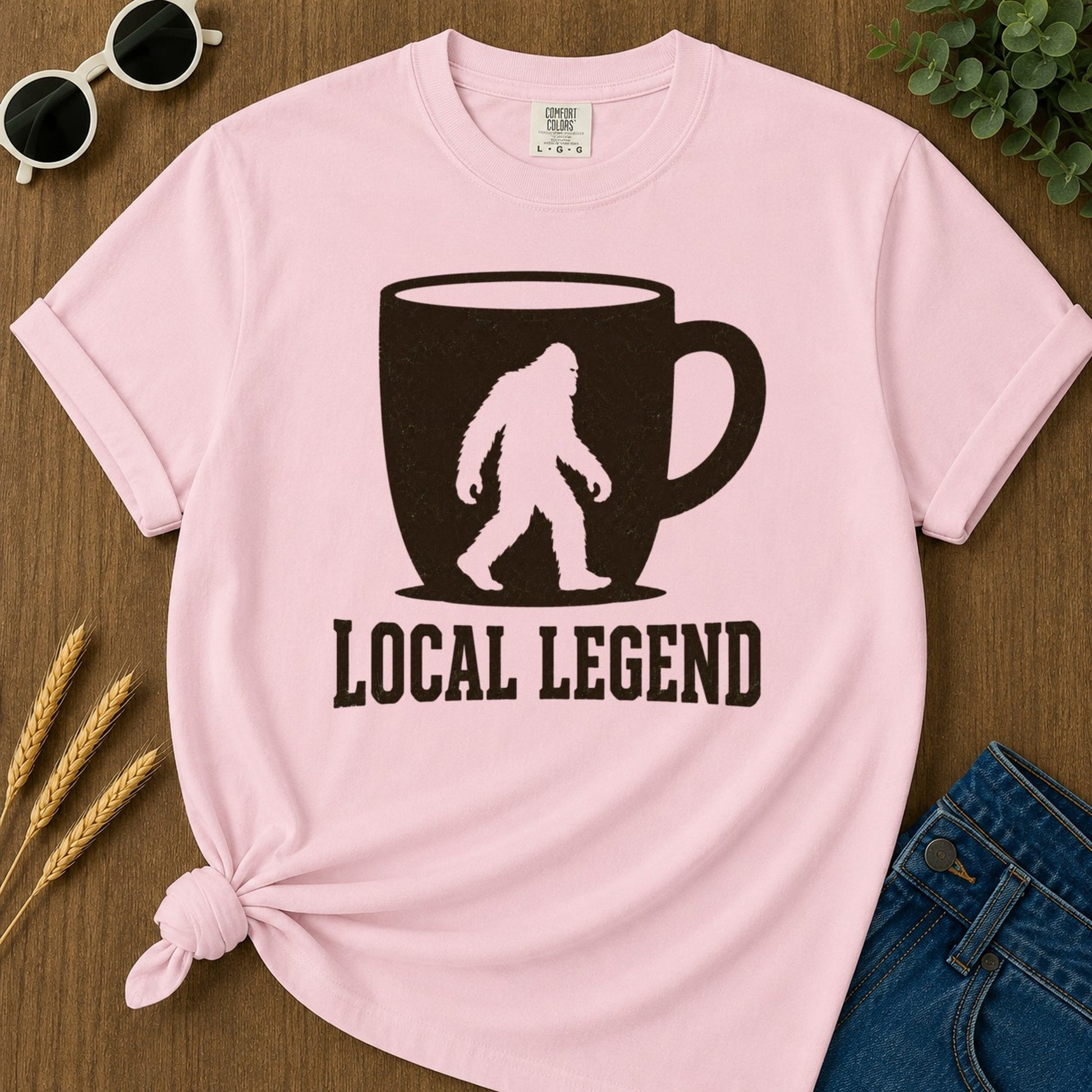 Local Legend T-shirt - Blossom Mockup