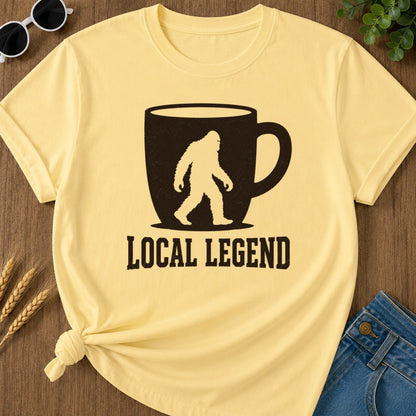 Local Legend T-shirt - Butter Mockup