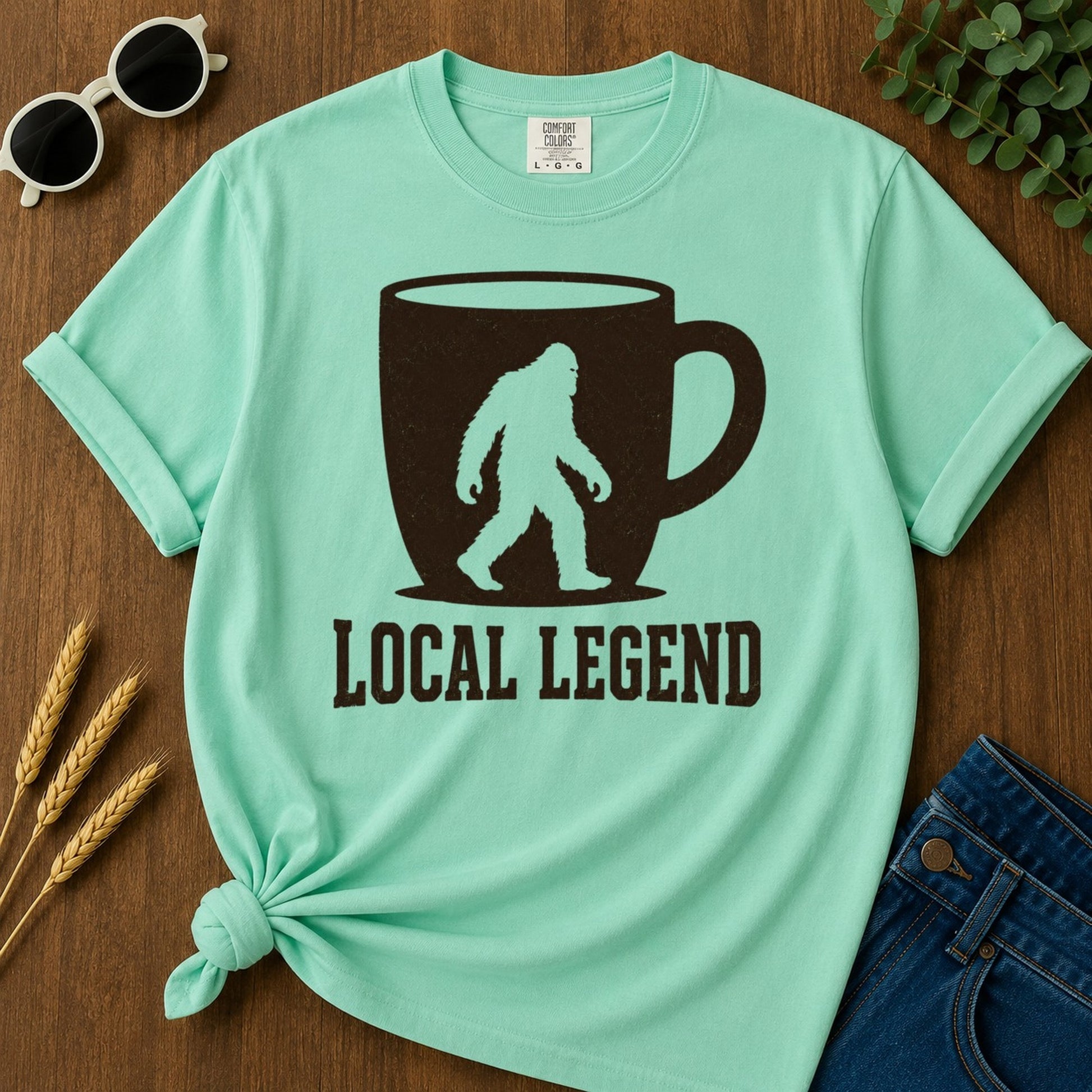 Local Legend T-shirt - Island Reef Mockup