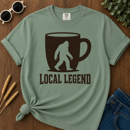 Local Legend T-shirt - Light Green Mockup