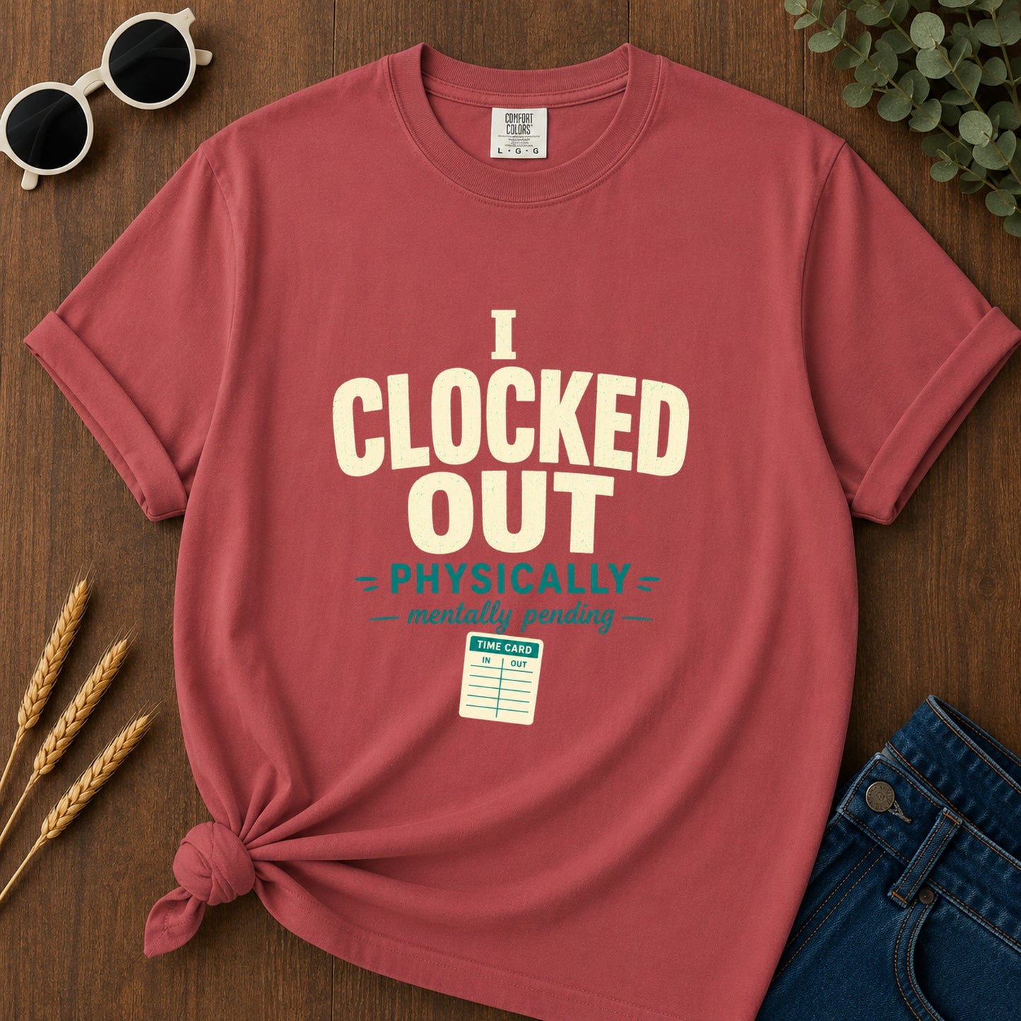 Locked Out T-Shirt - Crimson
