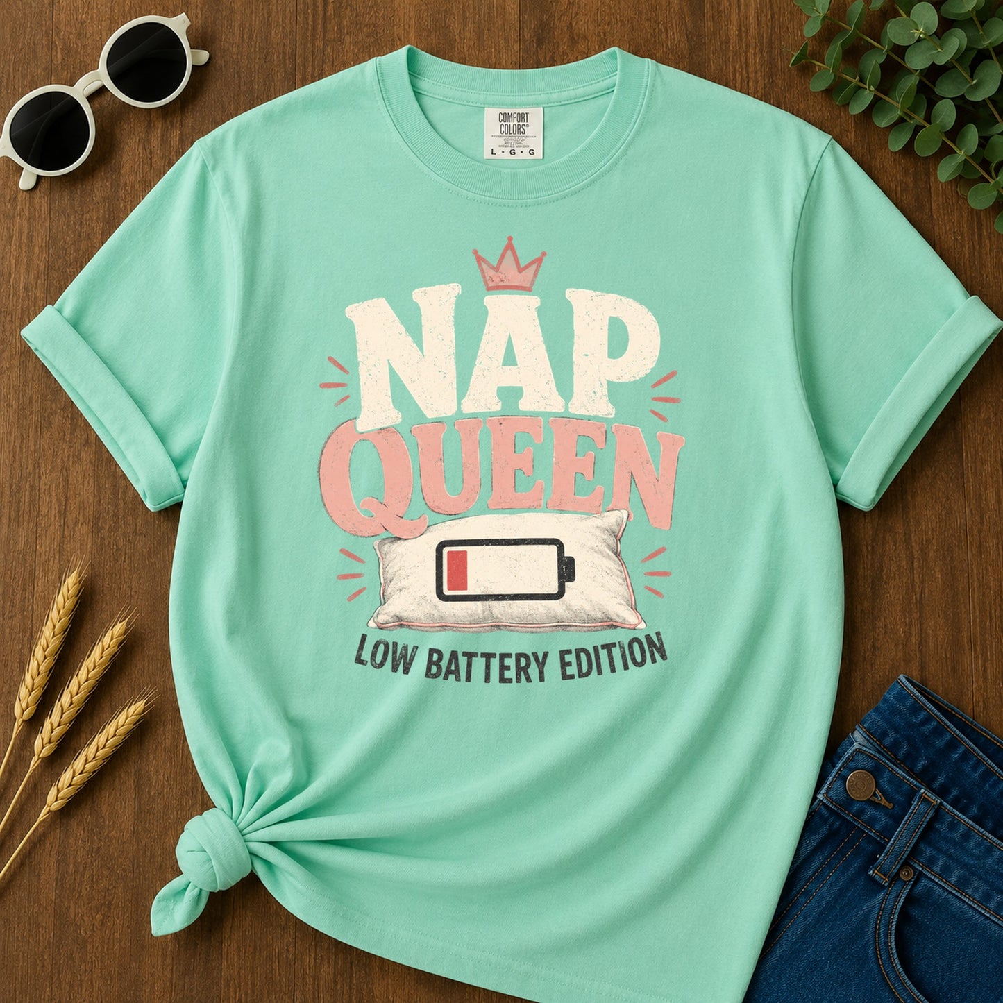 Low E Battery Edition T-Shirt - Island Reef