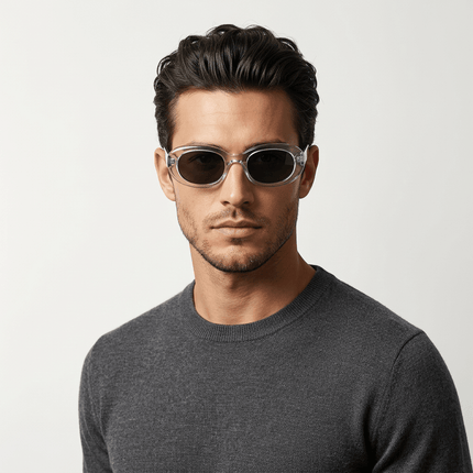 LunaVex | Cat Eye Clip - On Sunglasses – Oval Frame UV Protection Unisex - RAYZORA