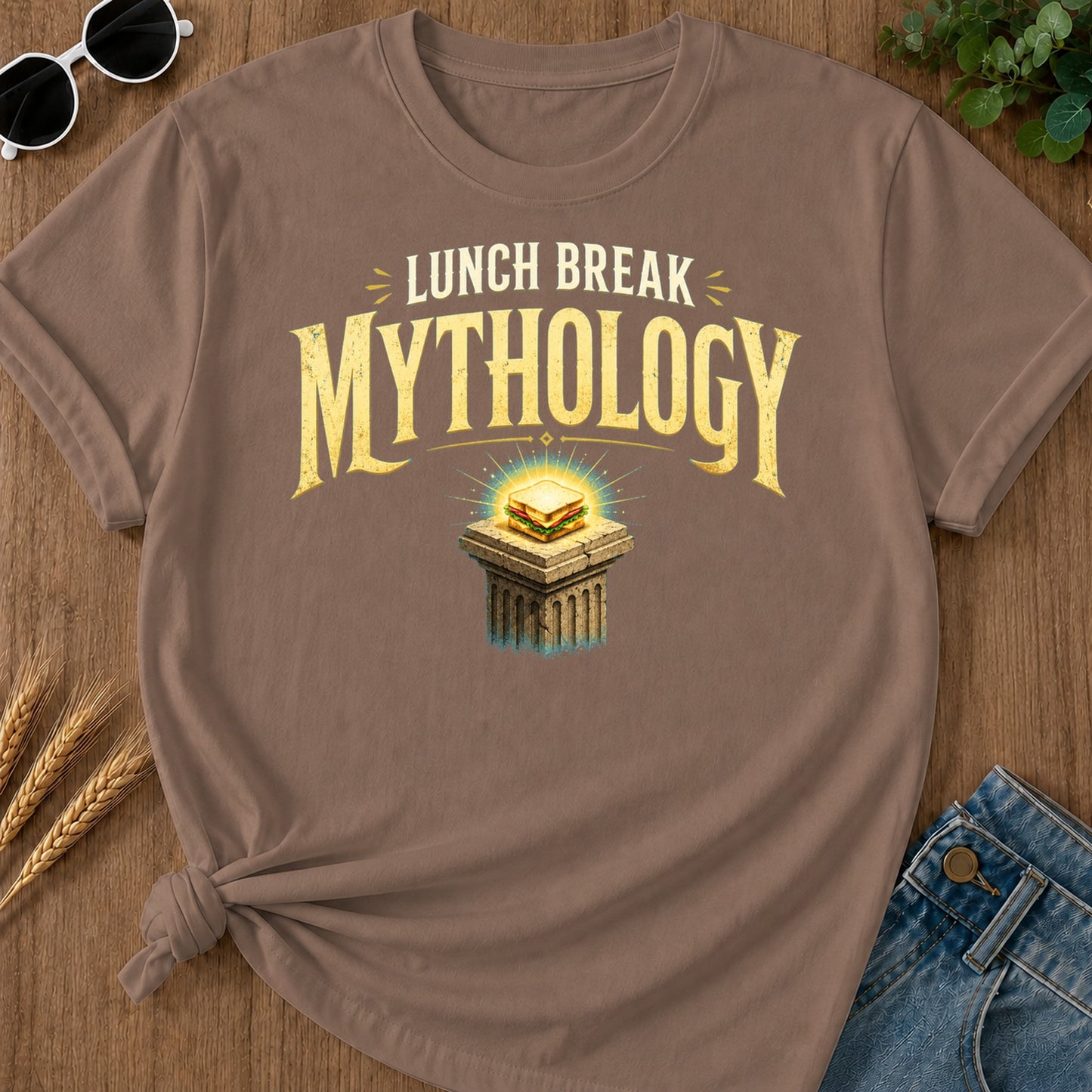 Lunch Break Mythology T-Shirt - Espresso