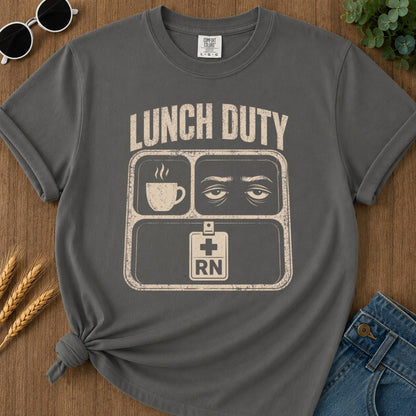Lunch Duty T-shirt - Pepper Mockup