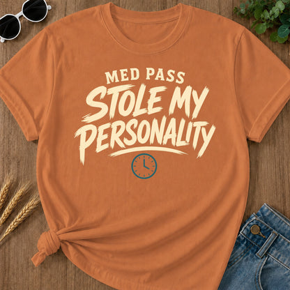 Med Pass Stole Personality T-Shirt - Yam