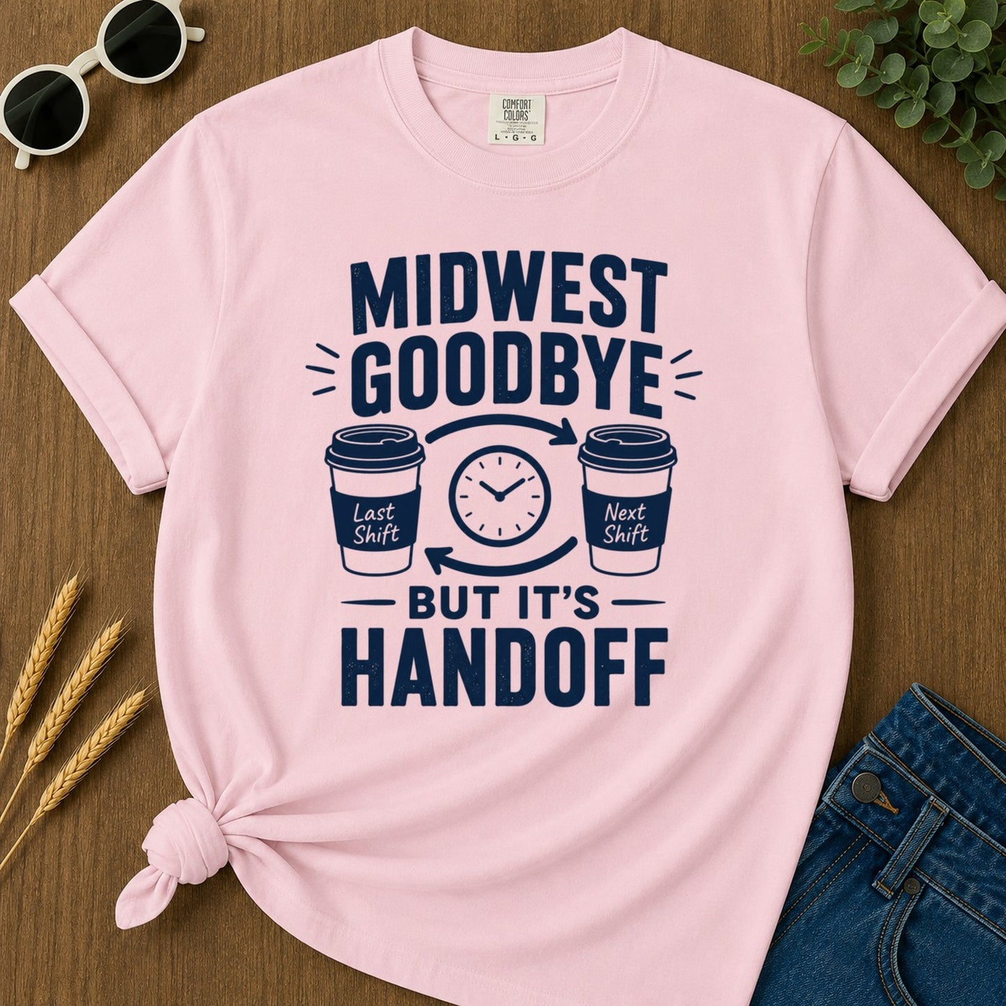 Midwest Goodbye T-shirt - Blossom Mockup