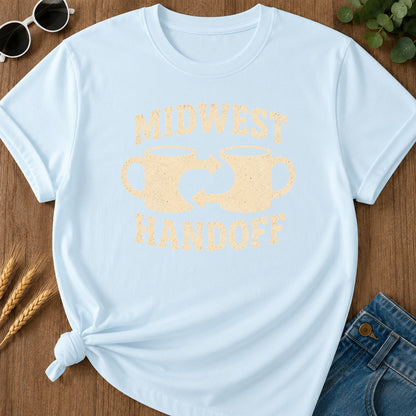 Midwest Handoff T-shirt - Chambray Mockup