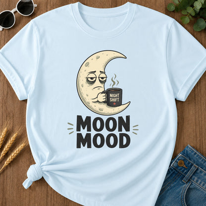Moon Mood Night Shift T-Shirt - Chambray