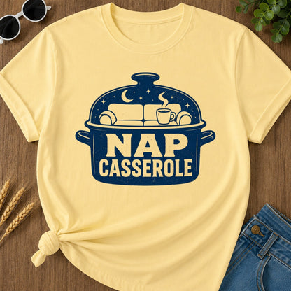 Nap Casserole T-shirt - Butter Mockup