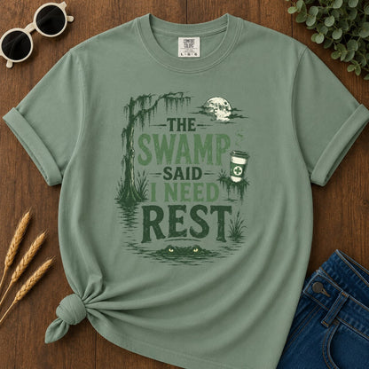 Need Rest T-shirt - Light Green Mockup