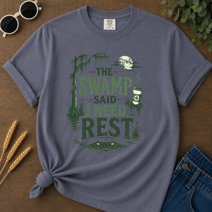 Need Rest T-shirt - Navy Mockup