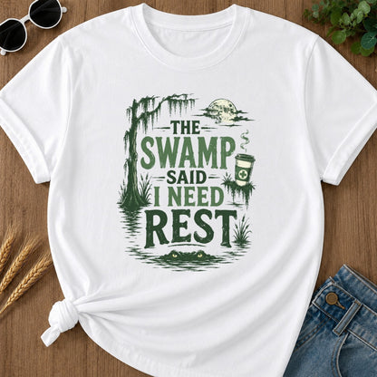 Need Rest T-shirt - White Mockup