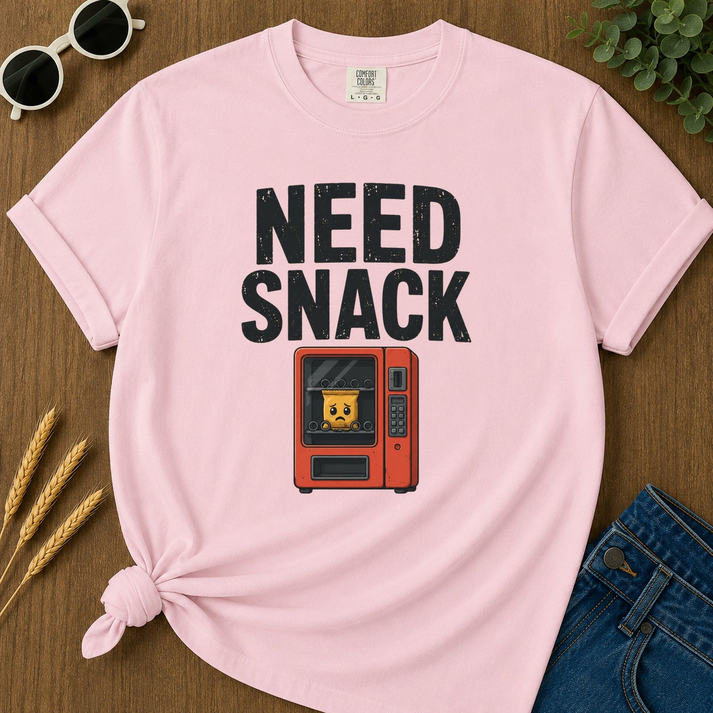 Need Snack T-Shirt - Blossom