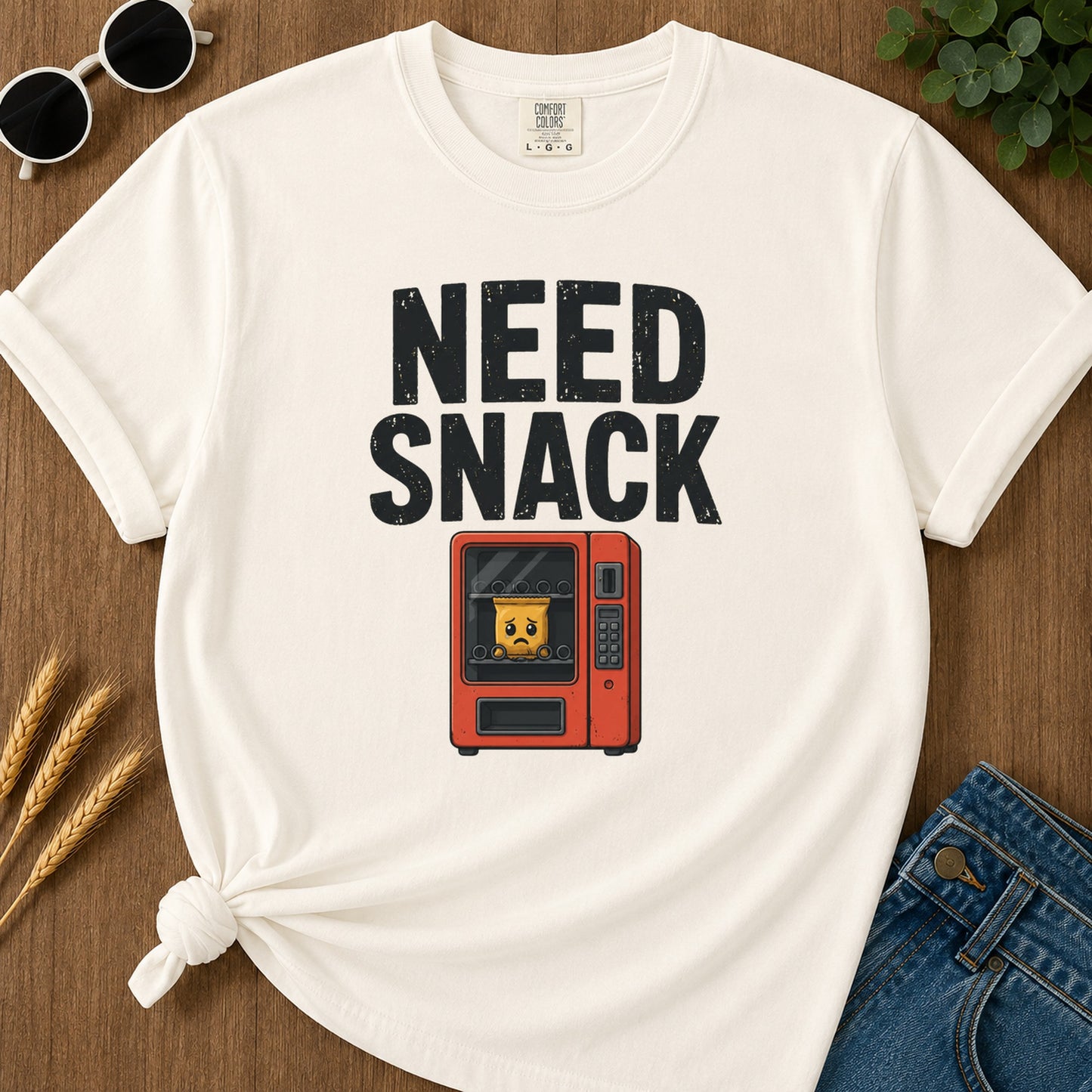 Need Snack T-Shirt - Ivory