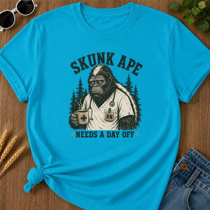 Needs Day Off T-shirt - Sapphire Mockup