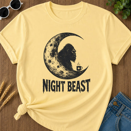 Night Beast T-shirt - Butter Mockup