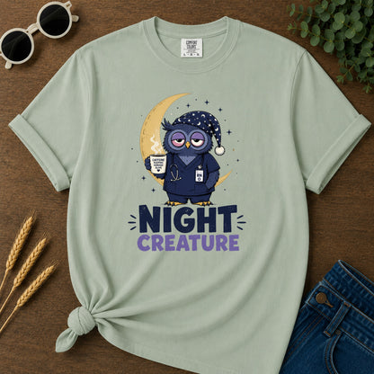 Night Creature Caffeine T-Shirt - Bay