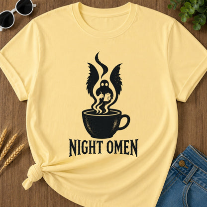Night Omen T-shirt - Butter Mockup