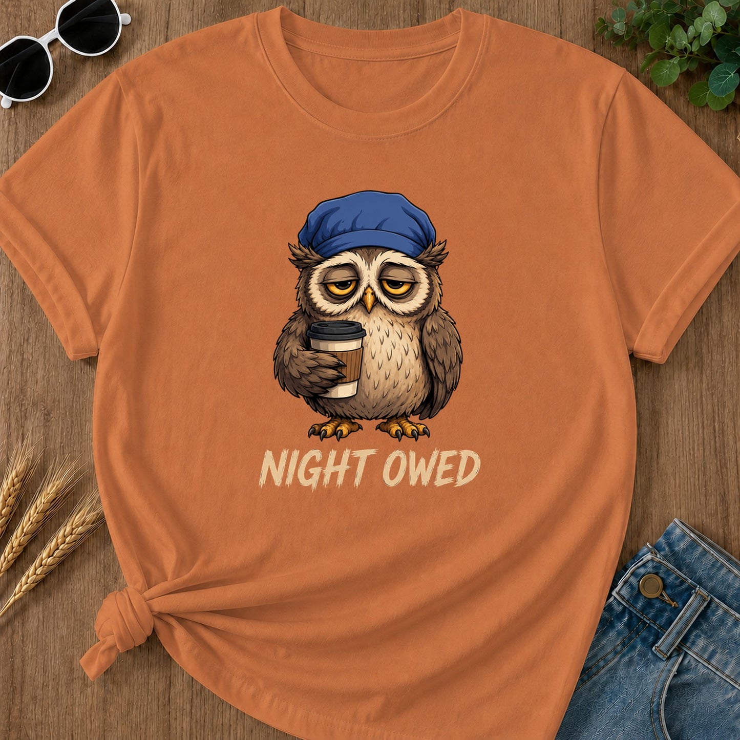 Night Owed T-Shirt - Yam
