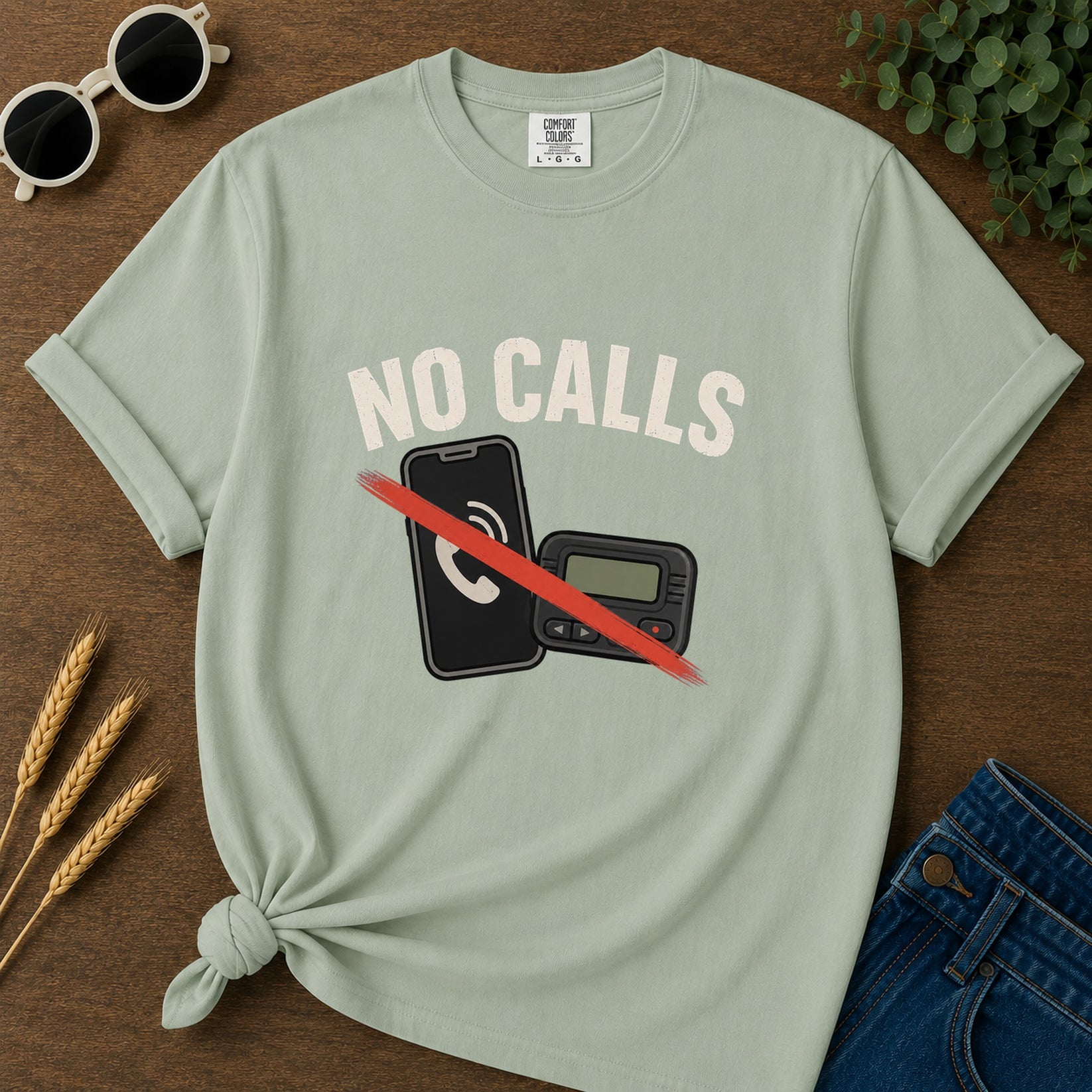 No Calls T-Shirt - Bay