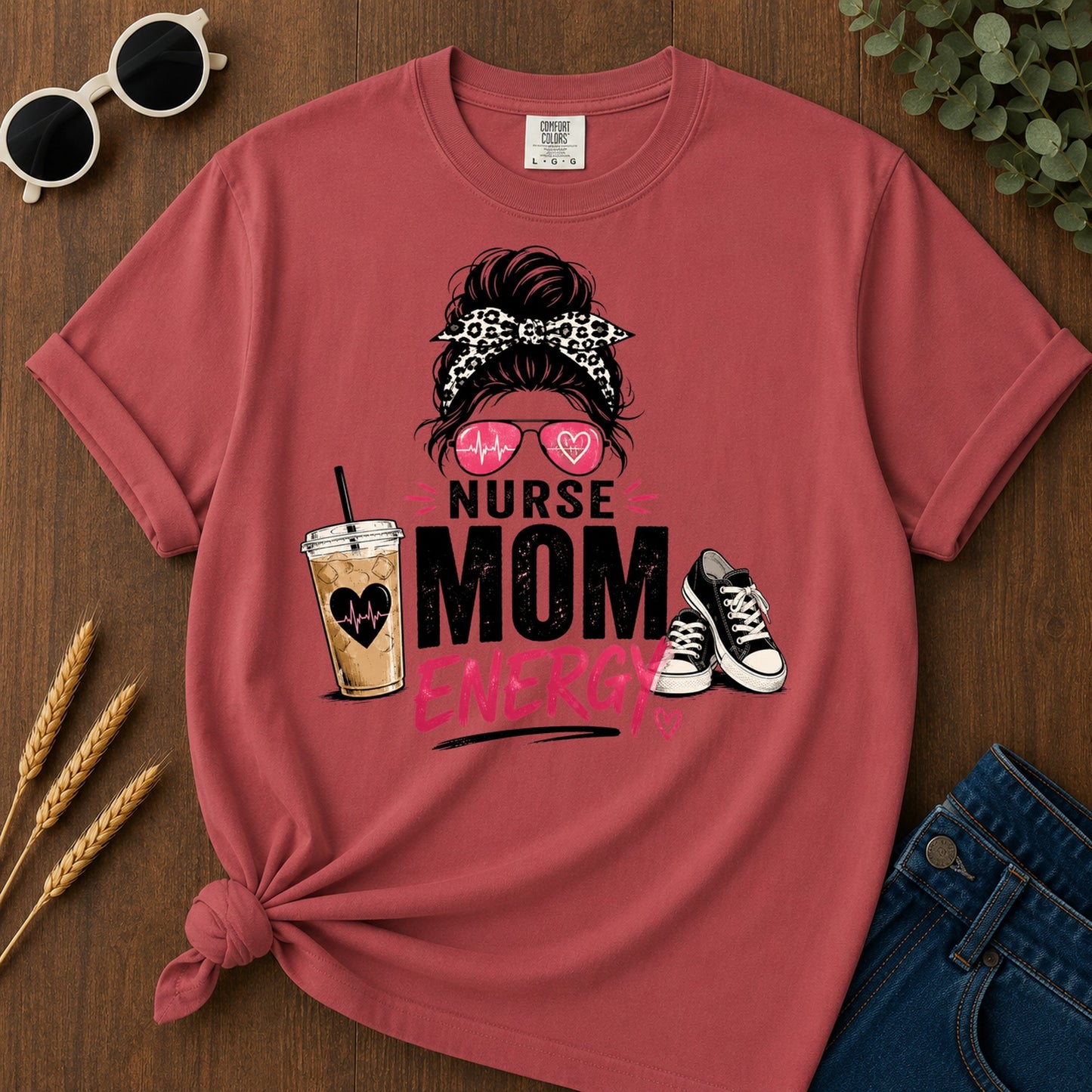 Nurse Verg T-Shirt - Crimson