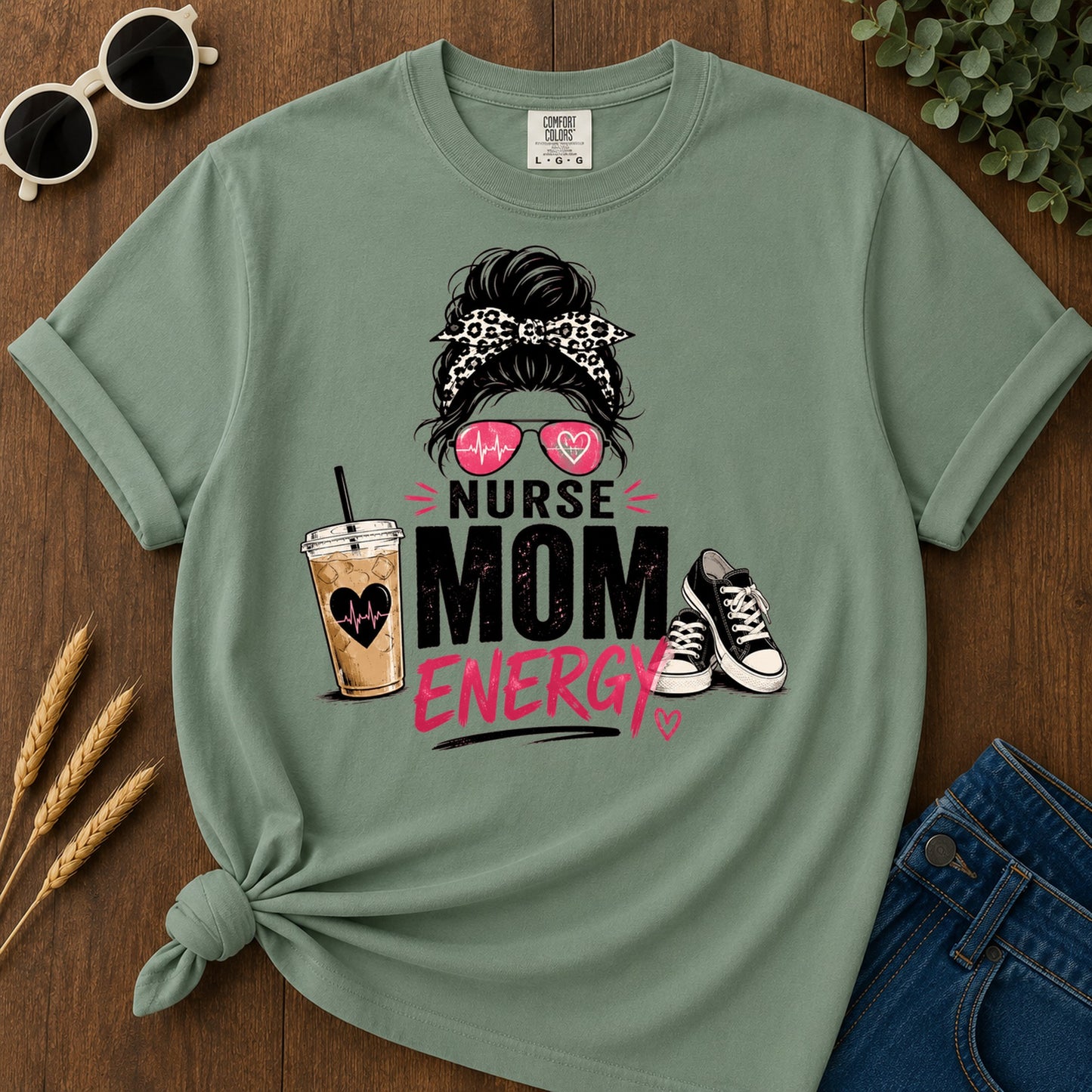 Nurse Verg T-Shirt - Light Green