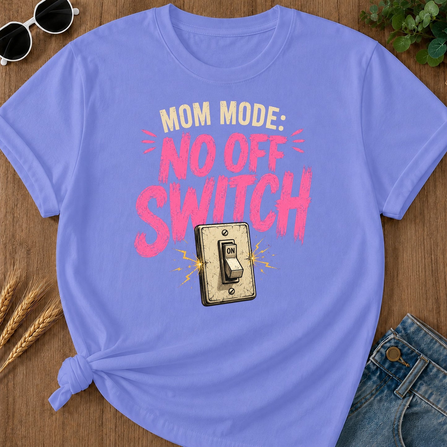 Ode On T-Shirt - Flo Blue