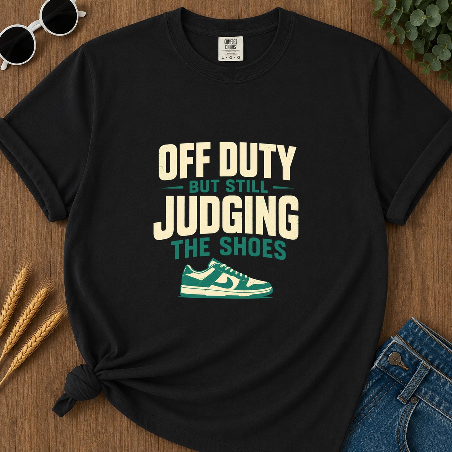 Off Duty Judging T-Shirt - Black