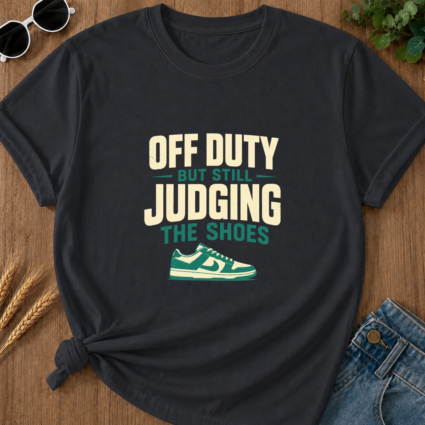 Off Duty Judging T-Shirt - Graphite