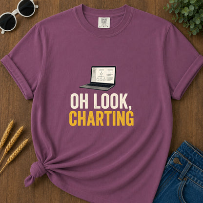 Oh Look Charting T-Shirt - Berry